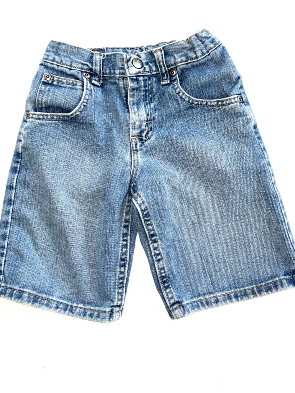Lee Boys Light Blue Denim Knee-Length Shorts